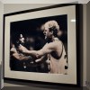 A35. Julius Erving and Larry Bird fight photo. 